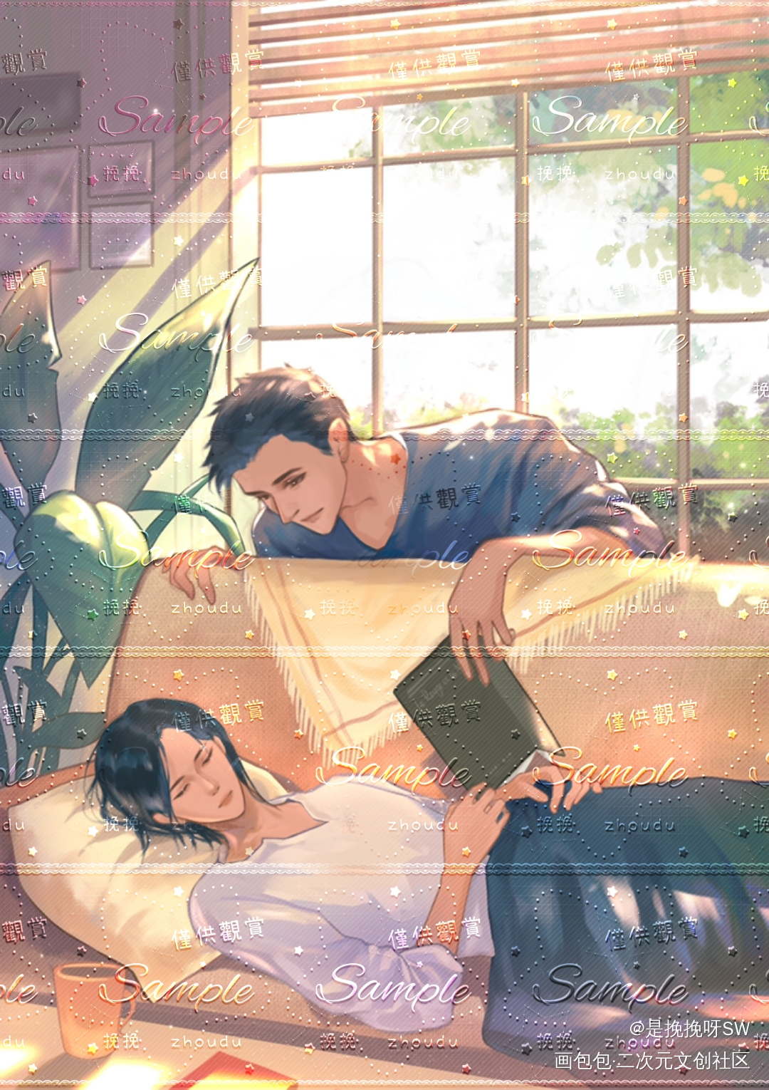 午后_默读舟渡费渡骆闻舟我要上首推绘画作品