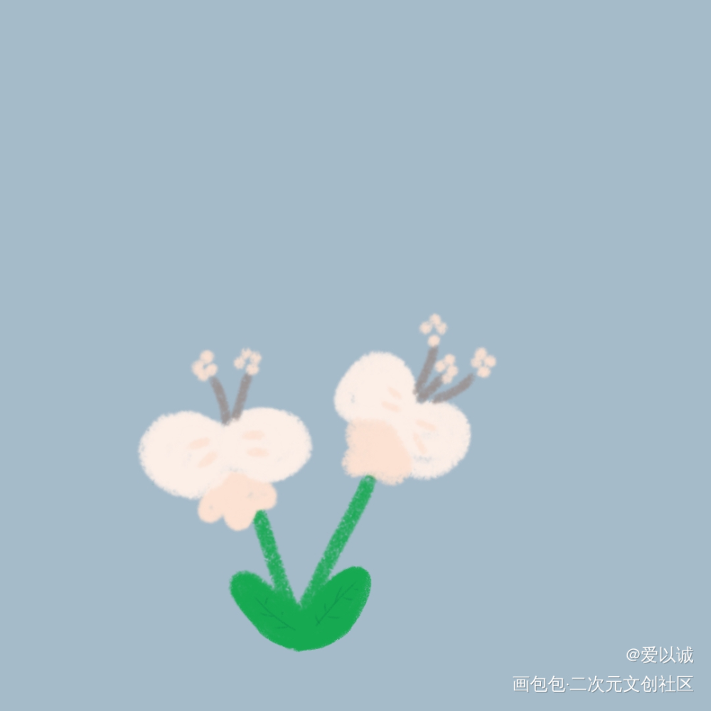 应该是蝴蝶花吧_手绘花花卉唤醒春日主题打卡春天绘画作品