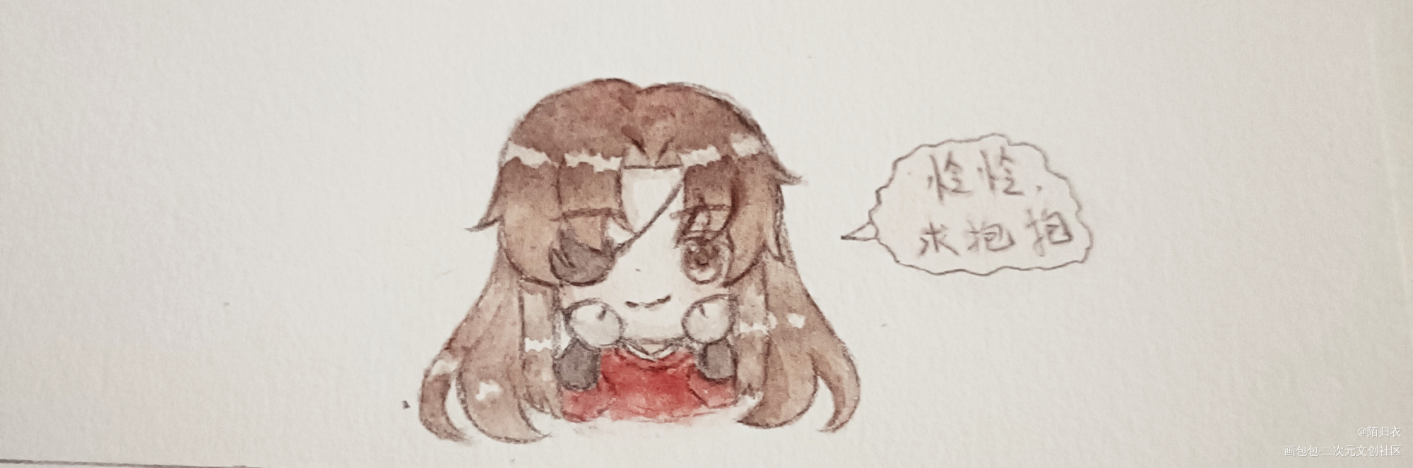 一只撒娇花城主_天官赐福Q版同人绘画作品