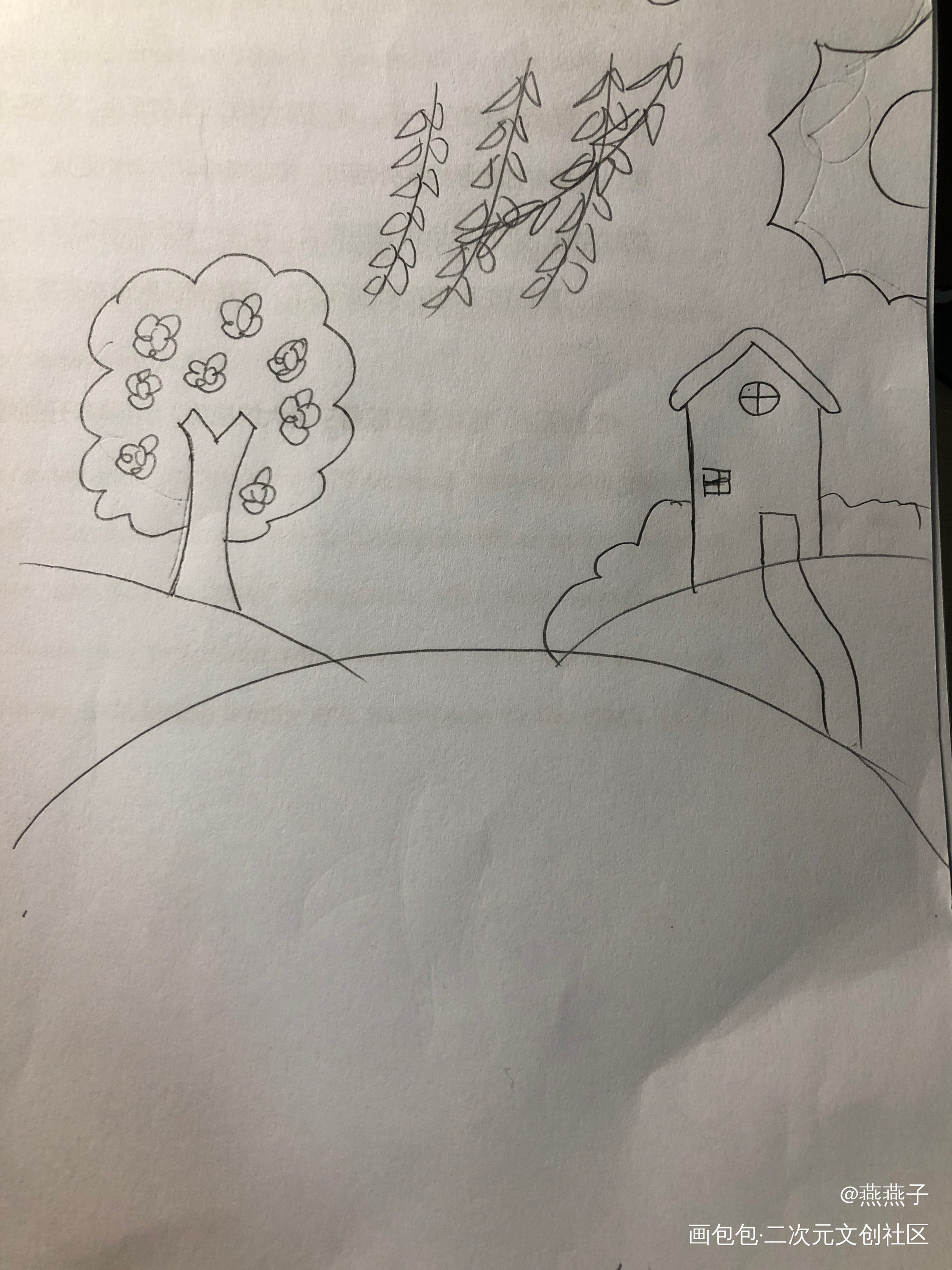 幼稚画_唤醒春日主题打卡绘画作品