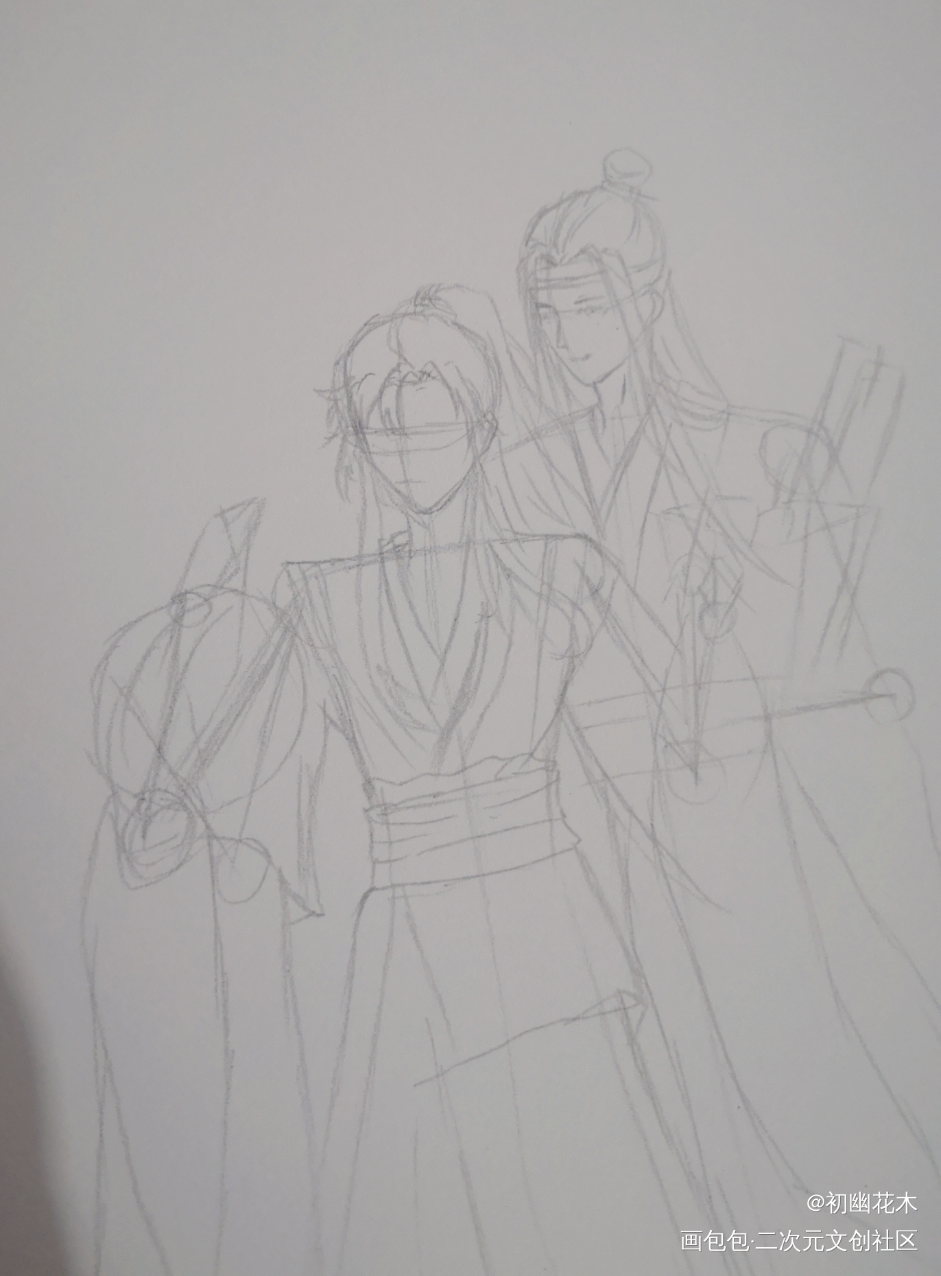 _魔道祖师临摹绘画作品
