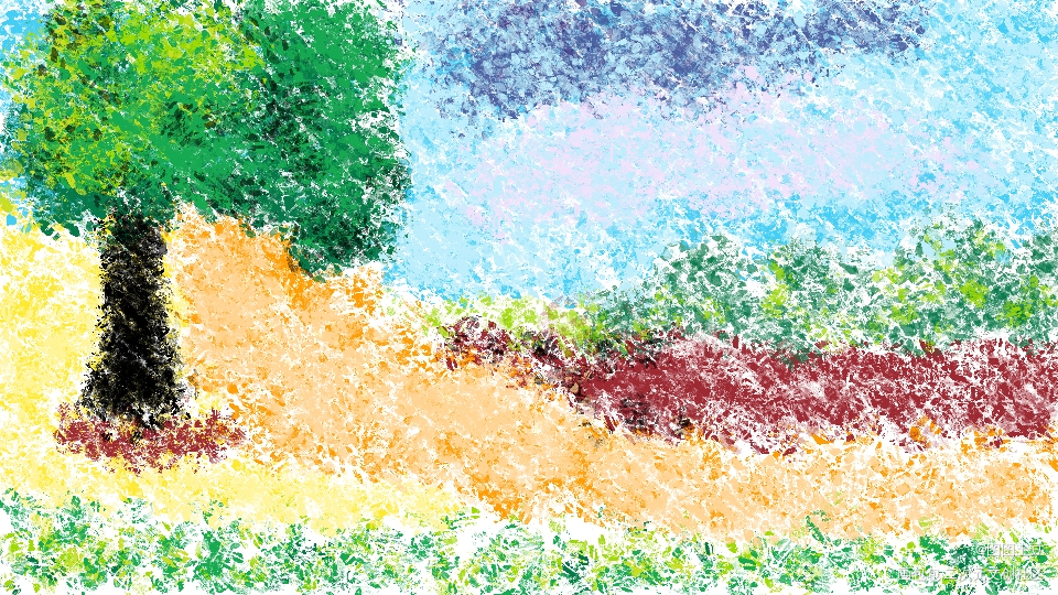 春天_唤醒春日主题打卡绘画作品