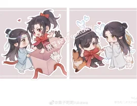 忘羡花怜QQ人_绘画作品