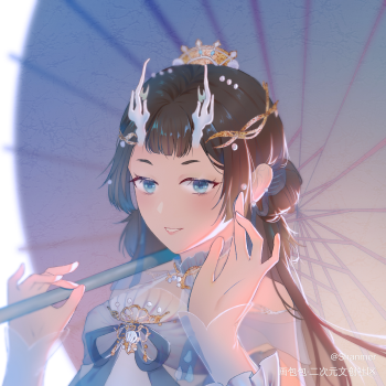 承霁伞萝_剑网三动漫头像绘画作品