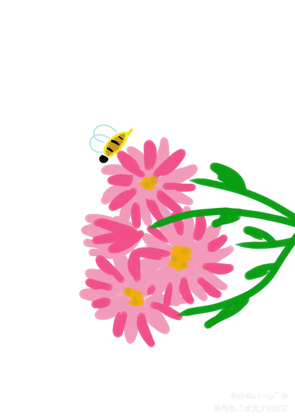 。_摸鱼页绘画作品