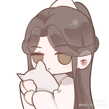 晚宁睡觉辣_二哈和他的白猫师尊燃晚楚晚宁q版绘画作品