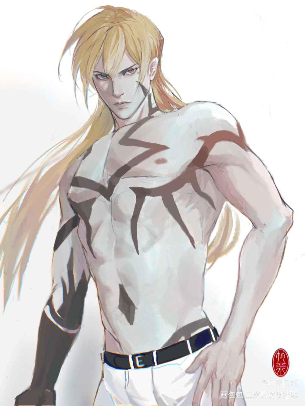 ☀_王者荣耀李信同人绘画作品
