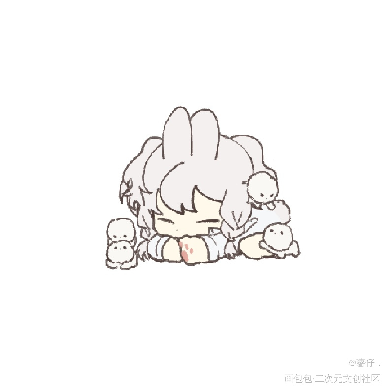 兔子_唤醒春日主题打卡绘画作品