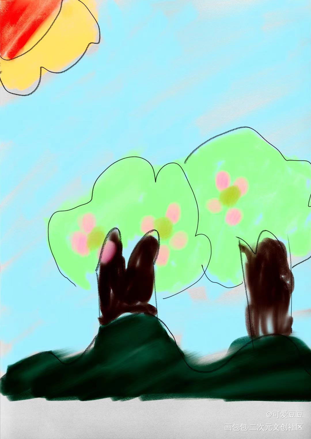 第四天_春天绘画作品