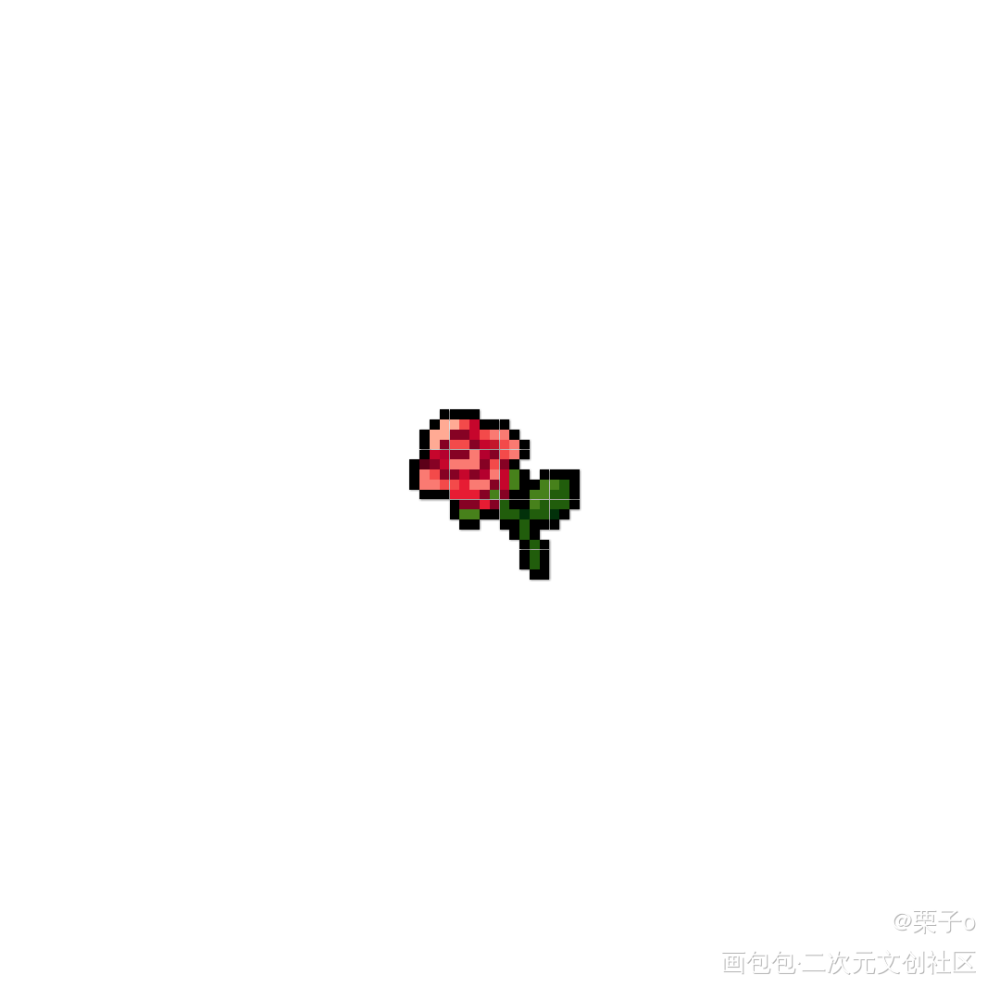 小玫瑰_花朵唤醒春日主题打卡风景绘画作品