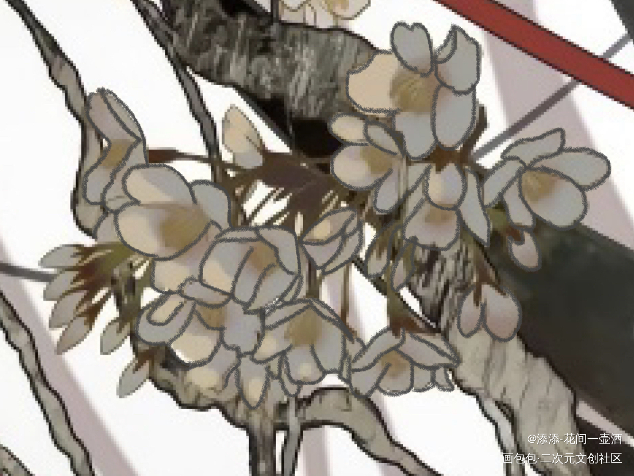 好多朵花_花画画临摹绘画作品