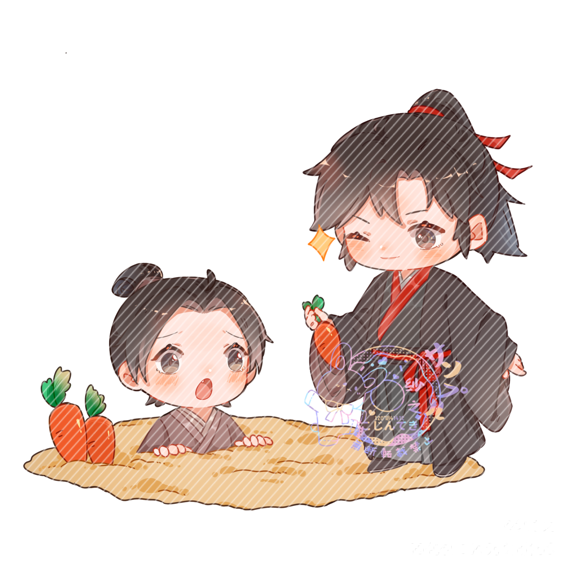 魔道-忘羡-（67）_魔道祖师忘羡蓝忘机魏无羡Q版同人绘画作品
