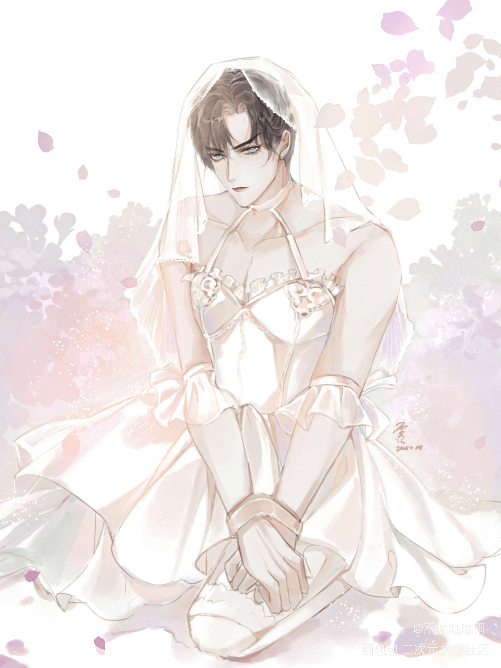 咳 谢清呈 婚纱_病案本谢清呈绘画作品