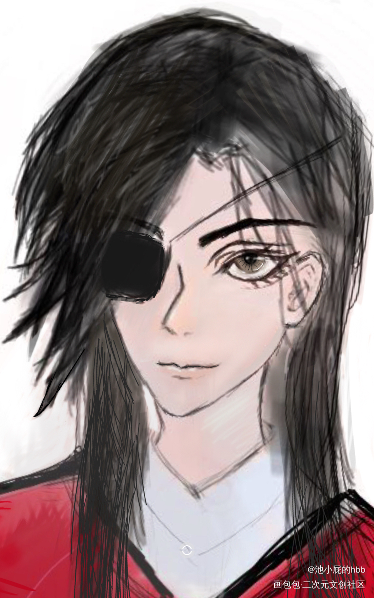 花·邪魅美人？_天官赐福花城板绘涂摸鱼页绘画作品