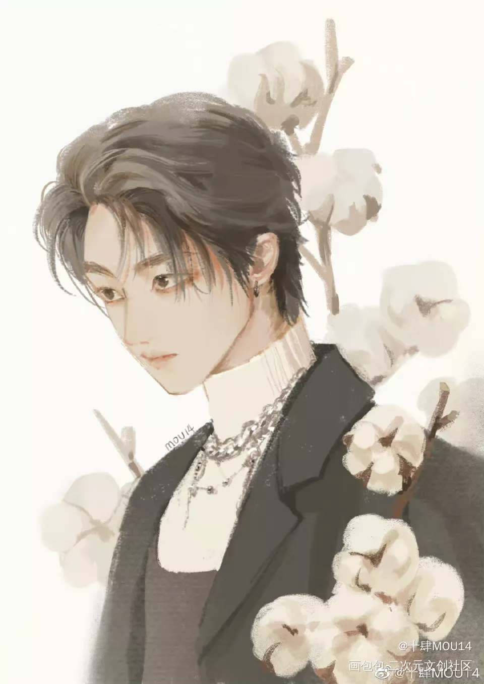 小棉花_真人绘画作品