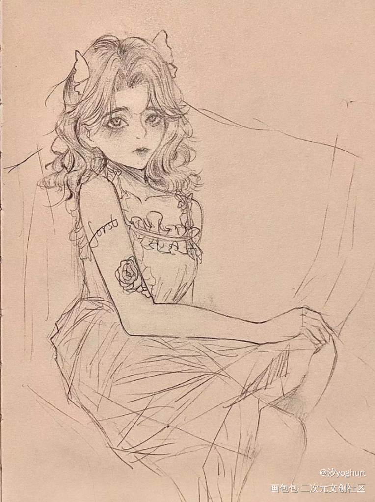 _手绘绘画作品