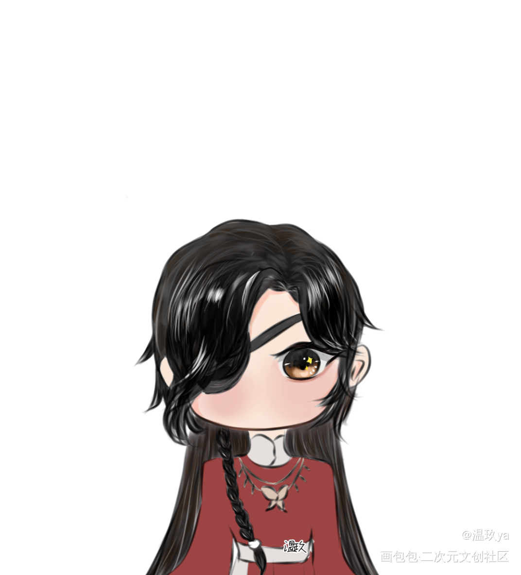 _天官赐福花城指绘绘画作品
