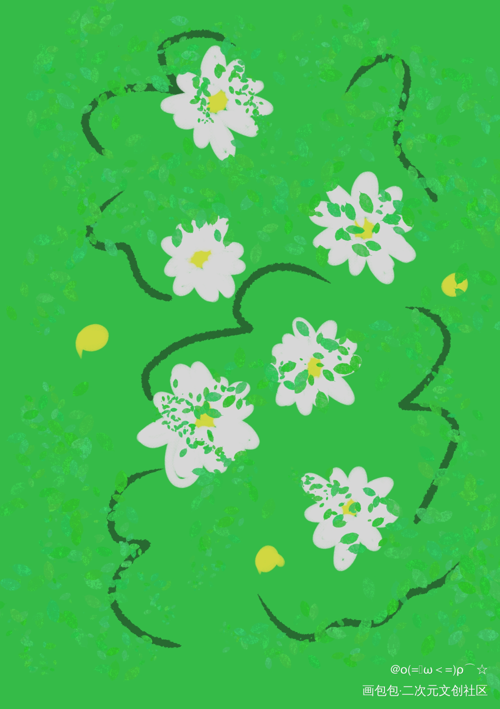 _摸鱼页绘画作品