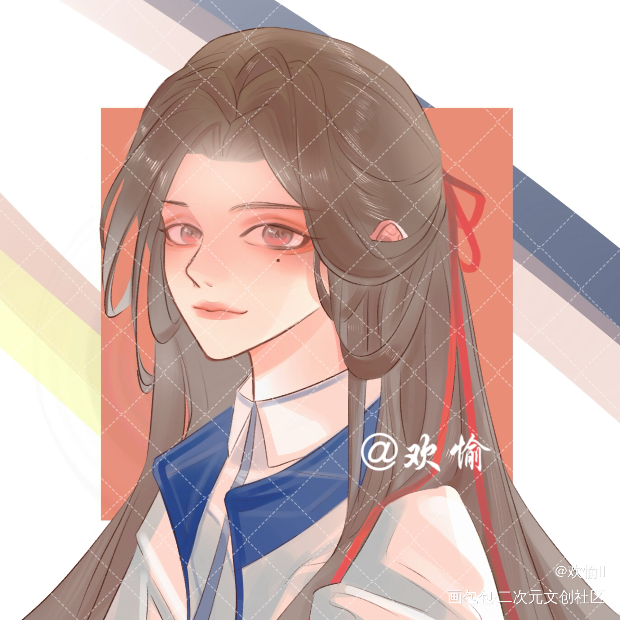 穿老公的衣服_江醒林清羽三嫁咸鱼约稿绘画作品