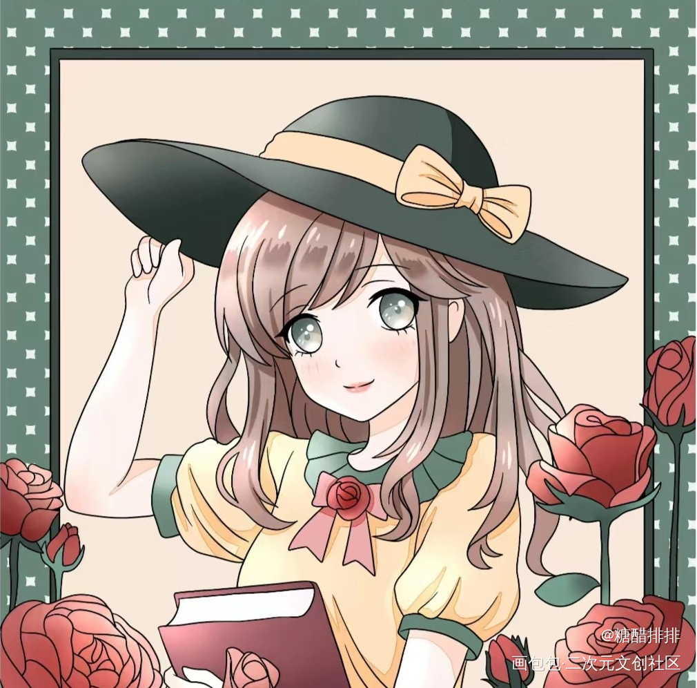 春游去啦_平涂绘画作品
