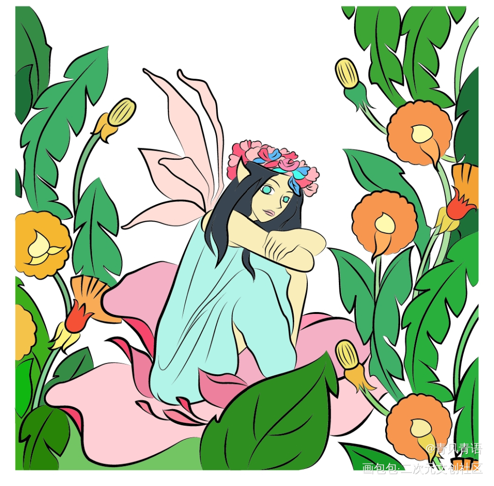 打卡_模板绘画作品