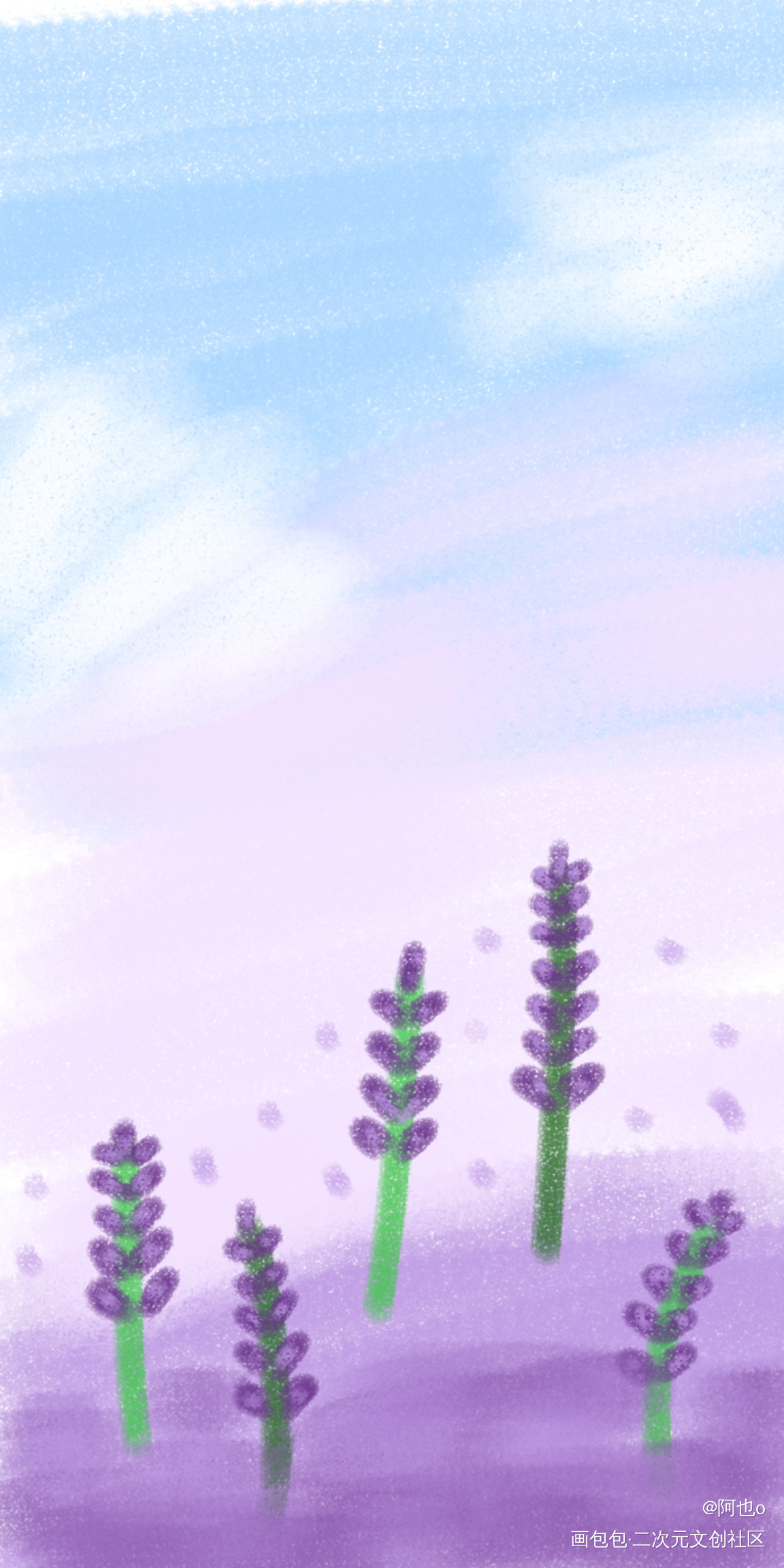 Lavender_绘画绘画作品