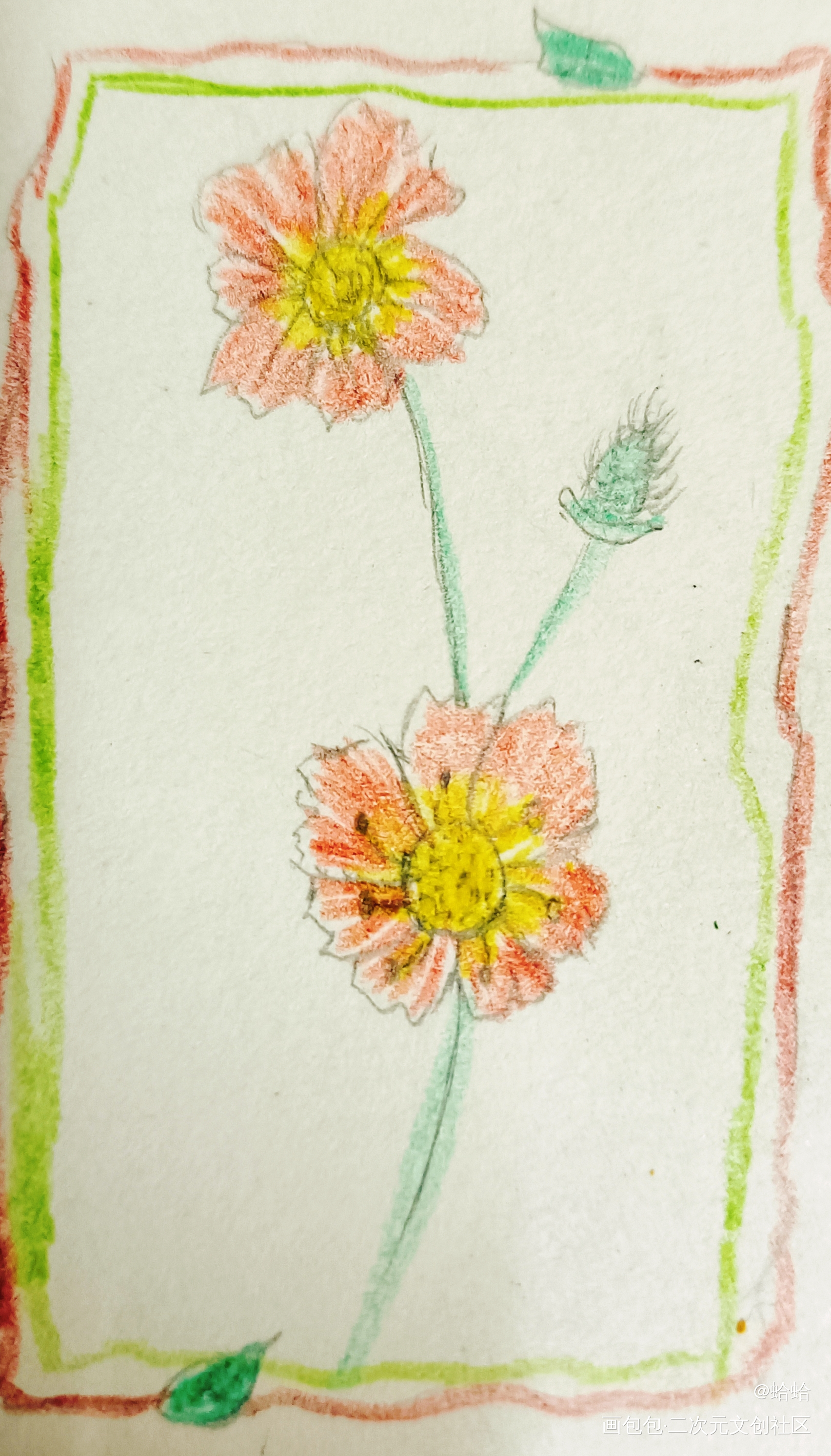 春花浪漫_节日绘画作品