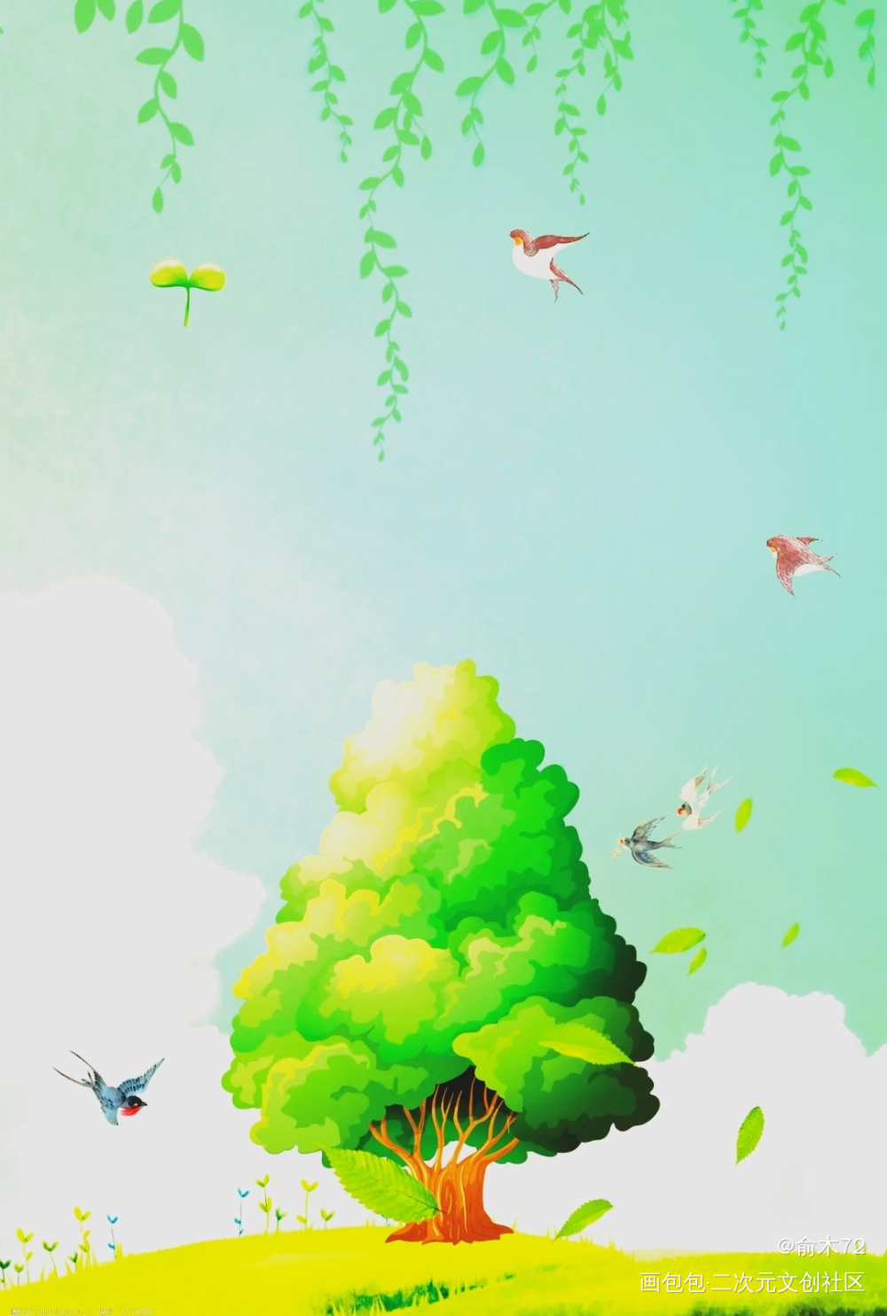 _手绘绘画作品