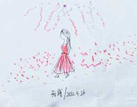 乡间小路_绘画作品