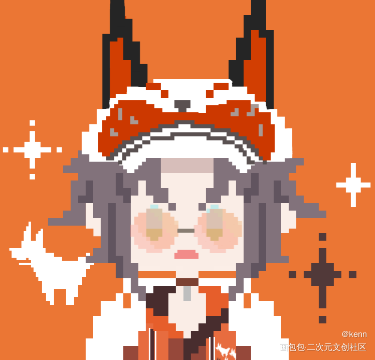 Mysta像素小人_luxiem绘画作品