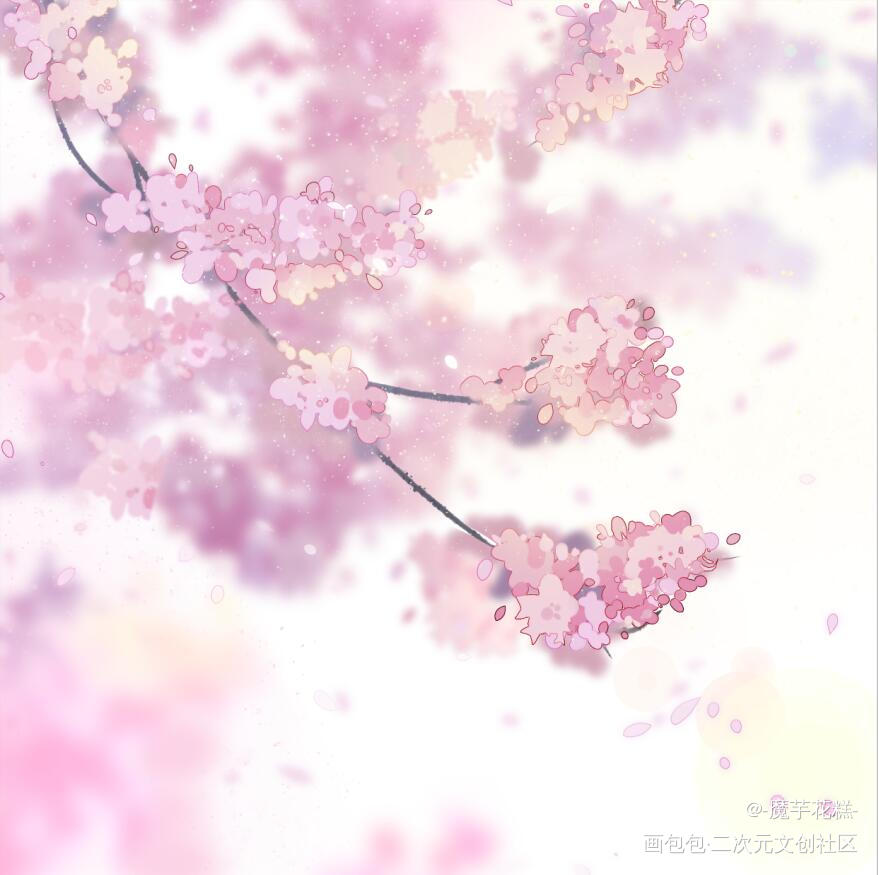 _插画风景绘画作品