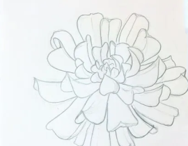 春日的花_绘画作品