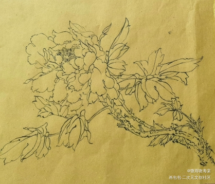 每日打卡20_水墨手绘绘画作品