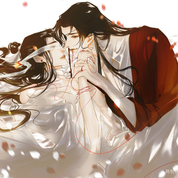 去年给城主的生贺图_天官赐福花怜同人墨香铜臭绘画作品