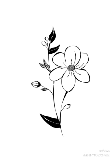 花_指绘绘画作品