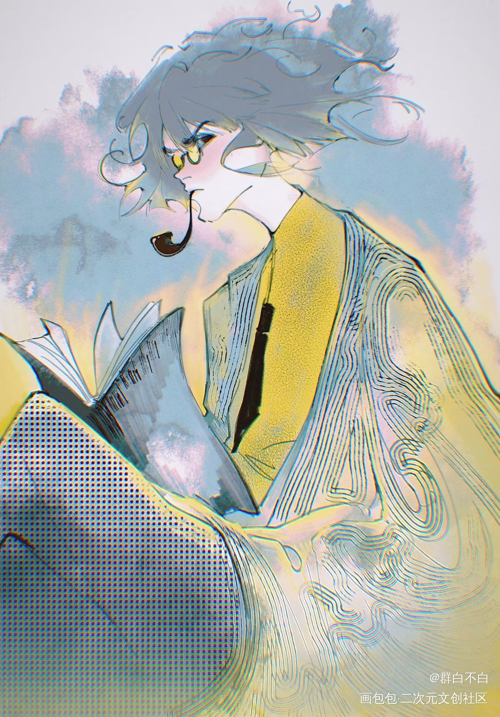 机器人大师的私设_插画同人绘画绘画作品