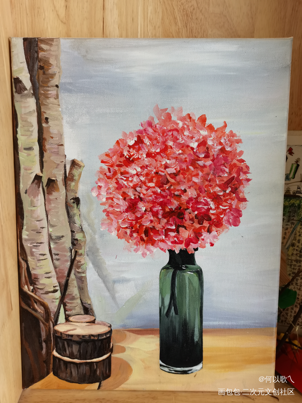 【Day 21】花_油画手绘绘画作品
