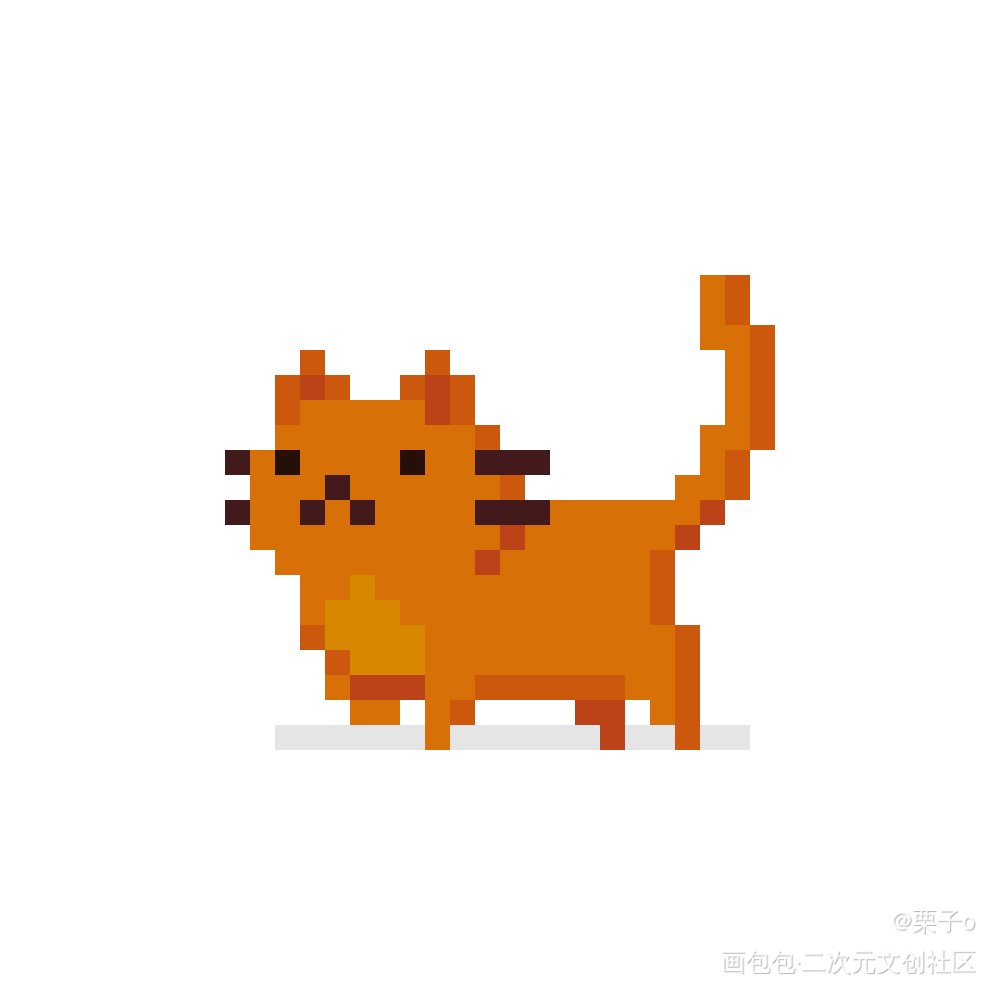 猫猫_唤醒春日主题打卡风景猫绘画作品