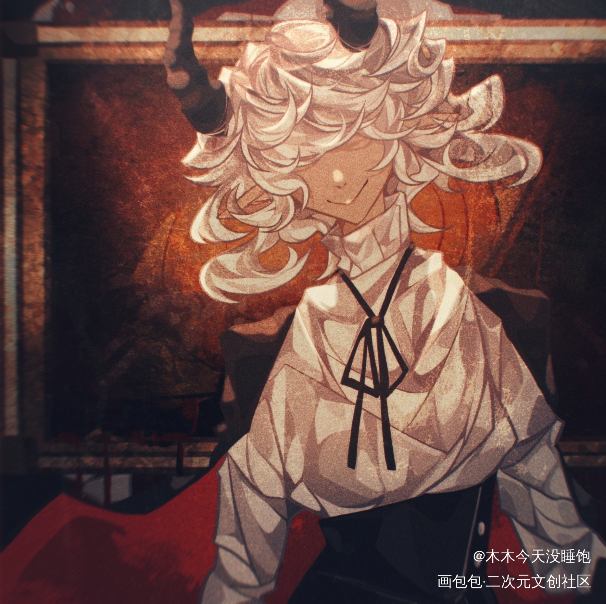 莫提_厚涂绘画原创oc绘画作品
