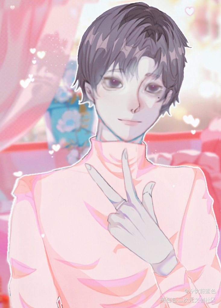 甜辛_188男团赵锦辛绘画作品