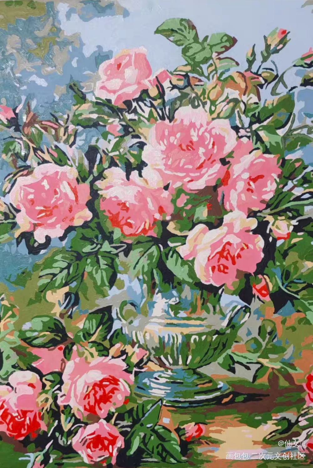 _平涂绘画作品