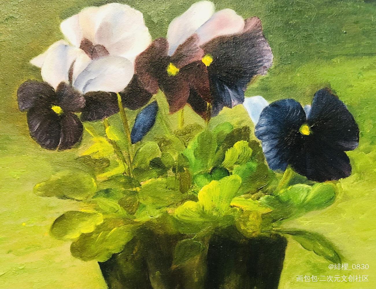春花_唤醒春日主题打卡绘画作品