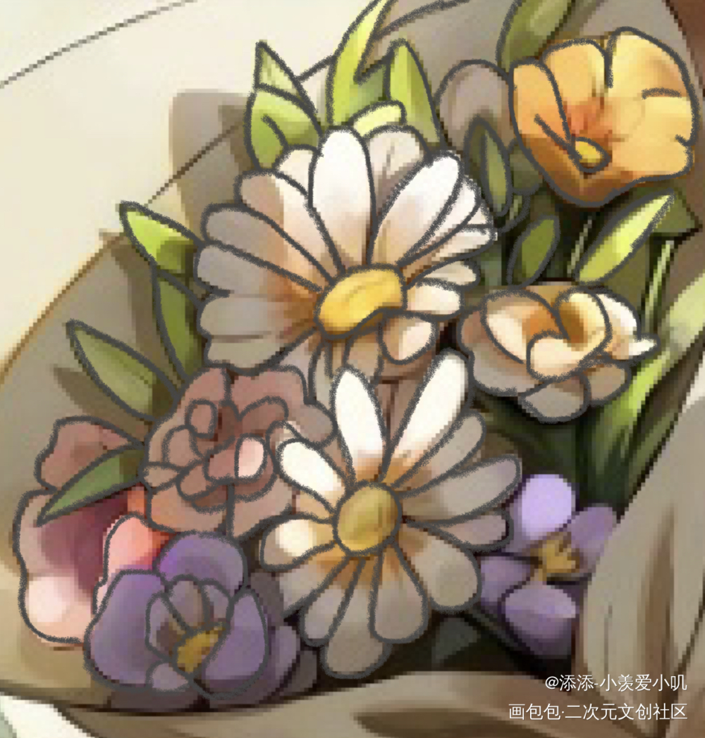 一群花_花画画临摹绘画作品