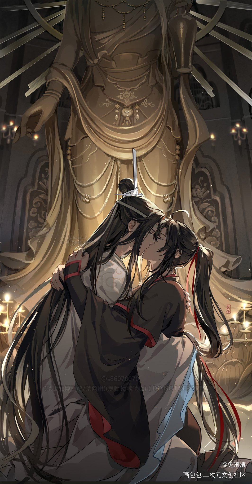 心悅你_魔道祖师忘羡绘画作品