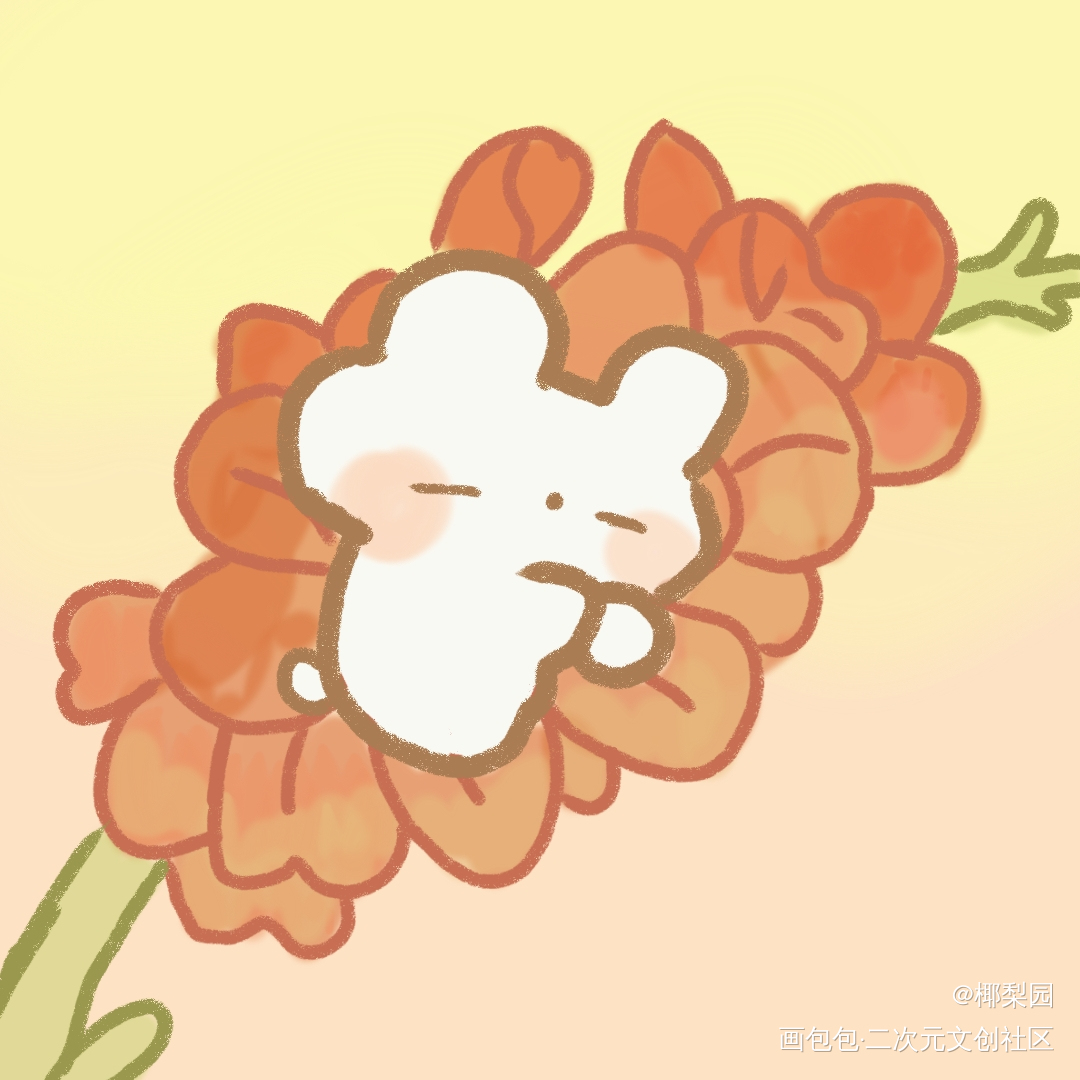 花上兔_临摹手绘绘画作品