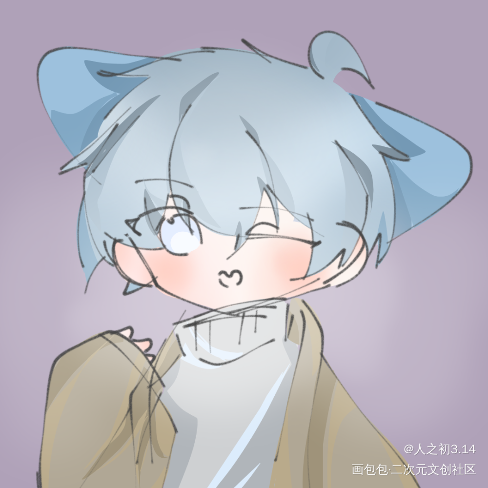 自设_摸鱼页oc绘画作品