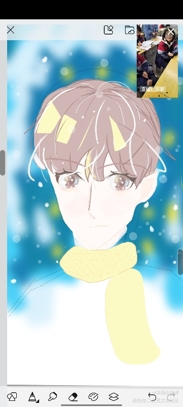 上课画画_痛包装万物绘画原创绘画作品