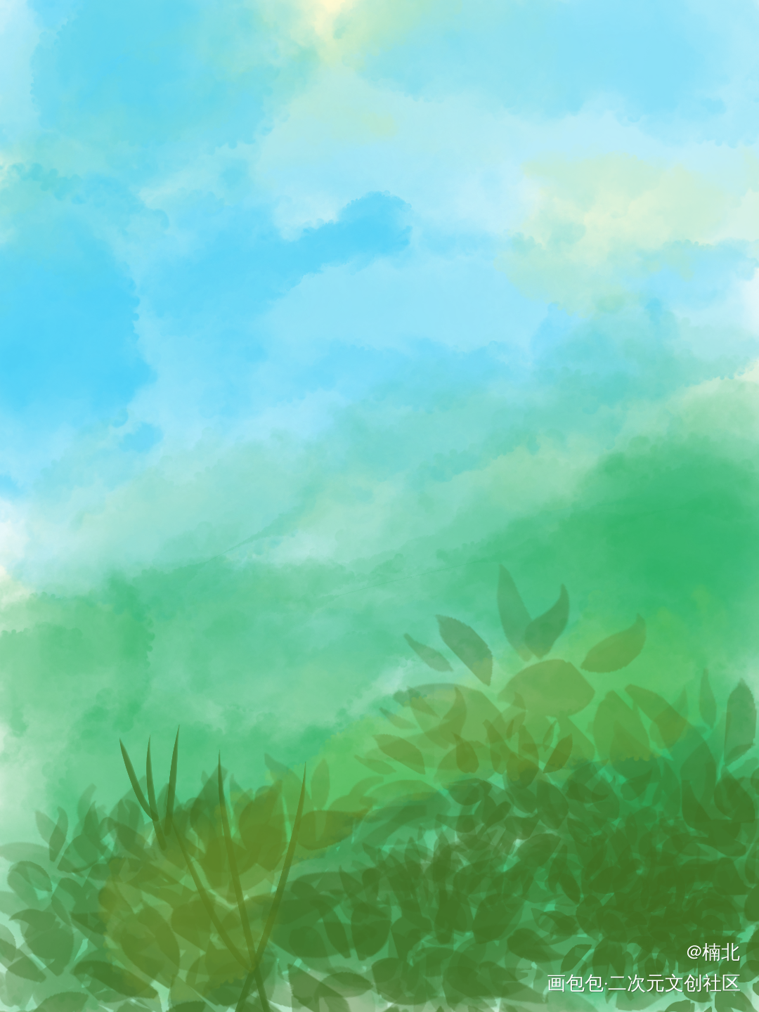 春光无限好_唤醒春日主题打卡绘画作品