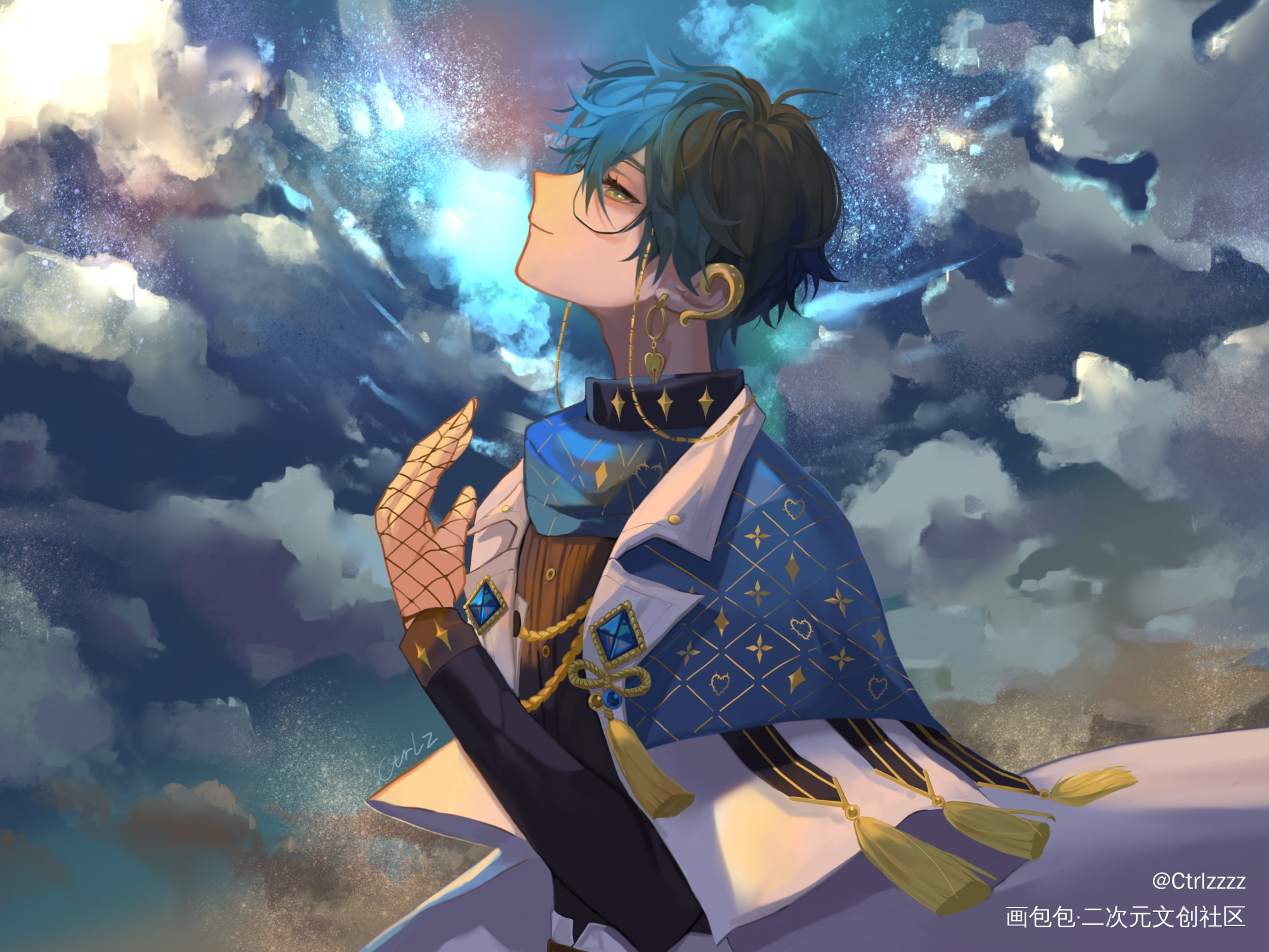 星空ike_插画同人luxiemikeeveland绘画原创绘画作品
