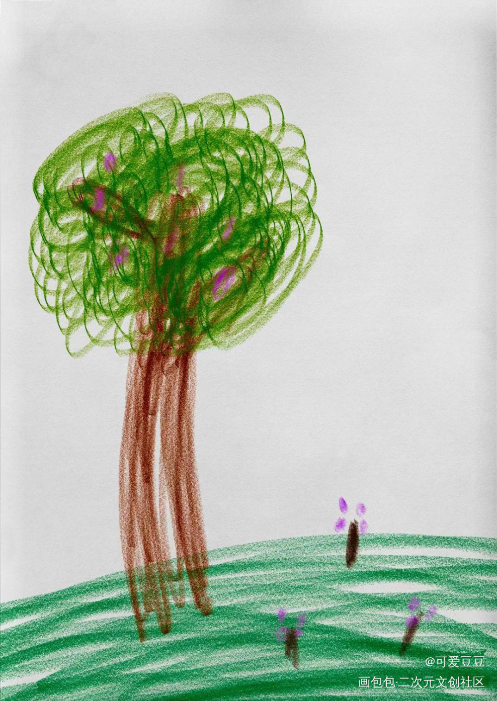第七天_春天绘画作品